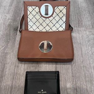 Used Kate Spade Bundle Small Crossbody and Card Holder